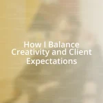 How I Balance Creativity and Client Expectations